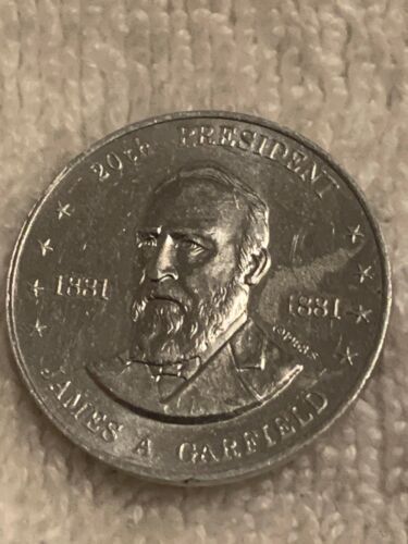 Primary image for COLLECTORS TOKEN / COIN    Shell’s Mr. President Coin Game  James Garfield 1968