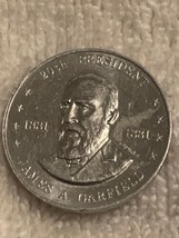 Collectors Token / Coin Shell’s Mr. President Coin Game James Garfield 1968 - £1.19 GBP