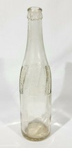 Vintage 1940s Pepsi Cola Soda Pop Beverage Embossed Glass Bottle - $15.84