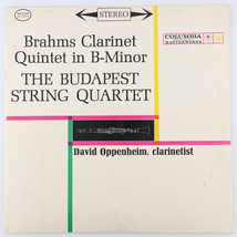 Brahms, David Oppenheim - Clarinet Quintet In B-Minor Budapest String LP MS 6226 - £22.41 GBP