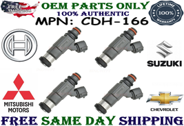 BRAND NEW Nikki OEM 4Pcs Fuel Injectors for 1999-2002 Chevrolet Tracker 1.6L I4 - £150.35 GBP