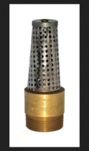 Spring-Loaded Check Valve 1&quot; D x 1-1/4&quot; D Brass - Campbell FV-4FX5MT-LF - $24.74