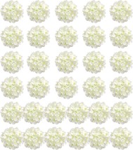 Auihiay 32 Pcs. Artificial Hydrangea Flowers Hydrangea Flower Heads With Stems - £25.92 GBP