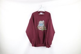 NOS Vtg 90s Streetwear Womens L Farmhouse Bird Nature Crewneck Sweatshirt USA - £46.70 GBP