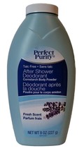 Perfect Purity After Shower Deodorant Cornstarch Body Powder Fresh Scent  8 oz - £5.39 GBP