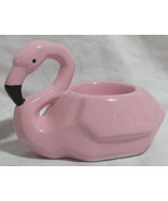 Yankee Candle Tea Light Holder T/LH Tropical Light PINK FLAMINGO ceramic - $41.52 CAD