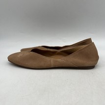 Lucky Brand LK-ALBA Womens Tan Round Toe Leather Ballet Flats Size 9.5 M - £19.46 GBP
