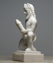 SATYR Faunus Faun Phallus Nude Male Penis Handmade Statue Sculpture 5.12... - $32.44