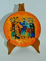 &quot;Entry into Jerusalem&quot; Handmade Decorative Plate. Signed - £15.40 GBP