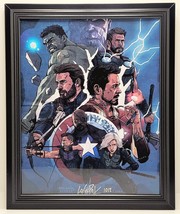 Framed Autographed Art Print &quot;Avenge&quot; by Logan Pack 1012/2000-FM1 - £18.68 GBP