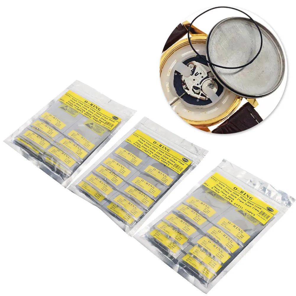 House Home 750/950Pcs O Ring Rubber Waterproof Watch Gaskets Sealing Washer Watc - £19.65 GBP