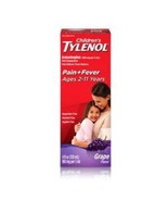 Children&#39;s Tylenol Grape Oral Suspension - 4 Fl Oz 2/26 Box Taped - $11.87