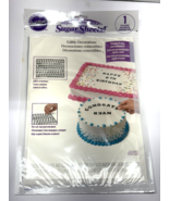 Wilton Peel &amp; Place Sugar Sheets Edible Stencils NEW - $90.67 MXN