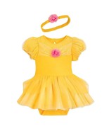 Disney Store Beauty and the Beast Belle Baby Bodysuit Costume Set Sz 12-... - $34.99