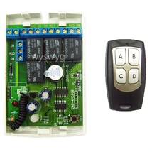 4CH Latch / Momentary Receiver RF Remote Control part of Wireless Access Control - £21.33 GBP