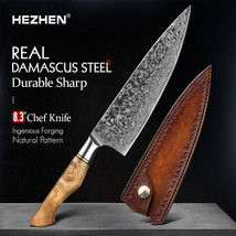 HEZHEN 8.3 Professional Chef Knife 67 Layers Damascus Steel Razor Sharp ... - £76.91 GBP+