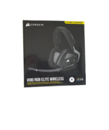 Corsair Void RGB Elite Wireless Gaming Headset Black 7.1 Surround Sound ... - $67.00 CAD