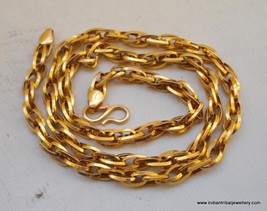 traditional design 20k gold chain necklace rajasthan india - £1,011.61 GBP