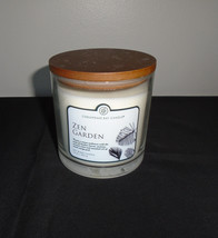 Chesapeake Bay Candle Zen Garden Bamboo Leaf Jasmine Coconut Orange Three Wick - £27.45 GBP