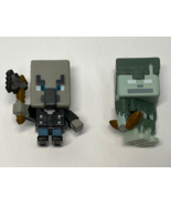 Mine Craft Build-a-Mini Figurines Lot Of 2 Plastic Play Toys - $8.00