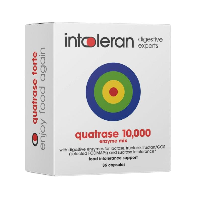 Intoleran Quatrase 10,000 36 Capsules