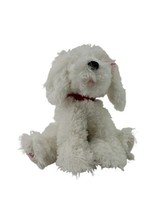 2004 Victoria Secret Limited Edition Molly White Shaggy Plush Dog Pink C... - £13.33 GBP