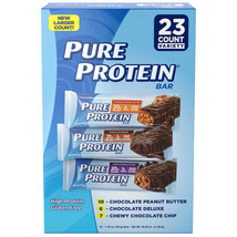 2 PACK  PURE PROTEIN BARS, VARIETY PACK, 1.76 OZ, 23-COUNT - $51.48