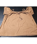 Maurices Smocked Blouse Short Sleeve Velvet Texture Women&#39;s Plus Size 2  - €10,05 EUR