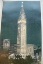 Vintage Post card of: “Metropolitan Insurance Building at Night, New Yor... - £11.98 GBP