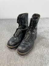 Vintage Panco Black Military Pilot Boots Size 8 Vietnam Era 7-63 Zip Lea... - $3,708.20 MXN