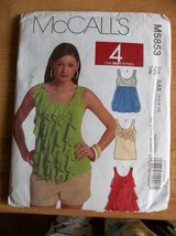 MCCALLS 5853  CUTE TOP PATTERN 4-10 - $5.00