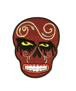 Cry Day of the Dead Black Tear Brown Sugar Skull Embroidered Patches 3.5... - £12.68 GBP