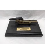 Smooth Bore Wood Barbette Miniature Military Diorama 5&quot; X 3&quot; - $21.77