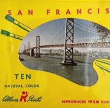 San Francisco California 1960s Kodachrome Natural Color Photo Prints Boo... - $24.99