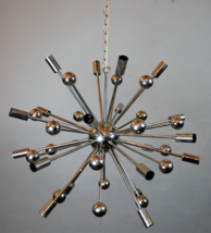 18 Light Metal Balls Sputnik Fixture Chrome Finish Elegant Décor Premium Lights - £335.34 GBP