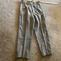 Vintage 60s  F. Seidel West German Military Wool Cargo Trousers 32x31 - $88.11