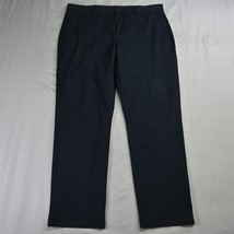 English Laundry 38 x 32 Dark Blue Hidden Zip Pocket Tapered Mens Chino Pants - £12.29 GBP