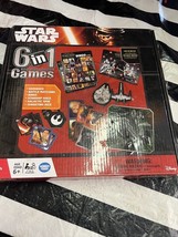 Disney Star Wars 6-in-1 Board Games 2015  -  NEW!!! - £9.03 GBP