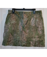 EXCELLENT WOMENS SONOMA CAMOFLAGE COLOR LEAF PRINT &quot;Everyday&quot; SKORT  SIZ... - €25,65 EUR