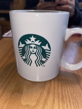 Starbucks Coffee Mug 10.8 oz White Cup Mermaid Logo 2011 - £7.26 GBP