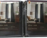 2 Count Allen Roth Back Tab Panel 52&quot; x 95&quot; Machine Washable Glenellen 0... - $46.99