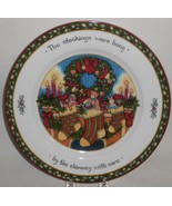 International China CHRISTMAS STORY PATTERN Dinner Plate THE STOCKINGS W... - $54.25 CAD