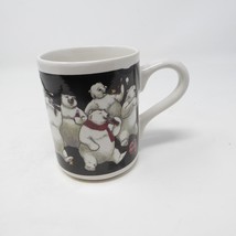 Coca Cola Polar Bear Starry Night Coffee Tea Mug Cup Ceramic - £11.74 GBP