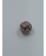 Pre-Owned Pandora Rose Enamel Hearts Charm - $19.97