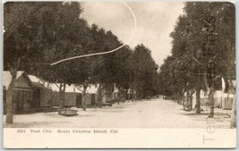 1906 Antique Postcard Of Tent City Santa Catalina Island California w/ Stamp - £21.67 GBP