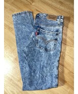 GIRLS SZ 10 LEVIS Super Soft Skinny Knit Denim Jeggings Adjustable Waist... - $285.40 MXN