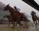 JUSTIFY 8X10 PHOTO HORSE RACING PICTURE JOCKEY PREAKNESS STAKES WINNER - $4.94