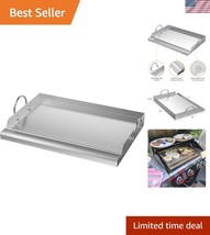 Versatile 23&quot;x16&quot; Flat Top Griddle with Grease Groove - Perfect for Gril... - $119.99