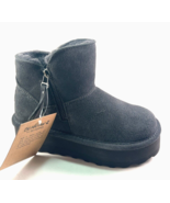 BearPaw Retro Maren Graphite Platform Ankle Bootie - £71.82 GBP