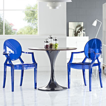 Casper Dining Armchairs Set of 2 Blue EEI-905-BLU - £192.62 GBP